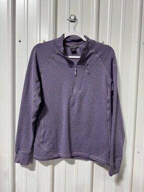 Rab Nexus Pull On 1/4 Zip Sweater in Purple Size Large